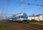 CD 471 029-9 in Bhf. Dolní Beřkovice Richtung Ústí nad Labem am 6.2.2015.