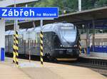 Leo Express besitzt fünf elektrische Triebzüge vom Typ Stadler Flirt , hier hält einer auf dem Weg nach Bohumin.