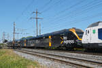 Stadler Flirt von leo express CZ LE 91 54 1 480 002-5 wird am 22.07.2026 Richtung Station Augarten geschleppt.
