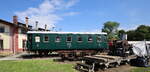 �usserlich komplett, innen noch nicht ganz ist der Ce 3-2673  , ausgestellt im Eisenbahnmuseum Vytopna Jarmer.  23.05.2026  09.34 Uhr
