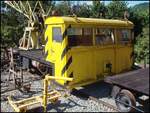Ein Draisine Tatra im Museum Zubrinice.