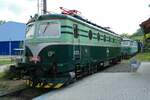 ČSD E 499.101, fotografiert am 05.06.2022 im Eisenbahnmuseum Lužná u Rakovníka