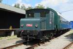 Akku-Ellok E212 001 steht am 11 Juni 2022 ins CD Eisenbahnmuseum in Luzna u Rakovnika.