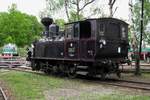 Dampflok 313 432 steht am 13 Mai 2012 ins Eisenbahnmuseum in Luzna u Rakovnika.