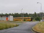 Ein unbekannter RegioJet Wagen am 21.07.2025 in Praha-Zličn.