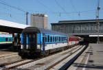 Ein  alex  aus Prag hat den Mnchner Hbf erreicht und wird in Krze wegrangiert.(10.10.10)