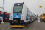 Der Regio-Panter stand fr die Tschechische Staatsbahn CD auf der InnoTrans in Berlin.26.09.2014 