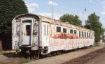 Ein sehr interessanter Wagen stand am 28.6.1992 im Bahnhof Caslav.