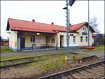 Bahnhof Čišovice am 4.