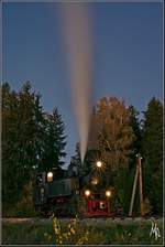 Die U46 bei der Nachtfotoaktion in Hůrky am 14.10.2017.