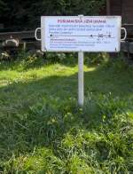 Mal was nicht ganz so Ernsthaftes: Im Sden des Bhmerwaldes gibt es die  krzeste internationale Eisenbahn der Welt .