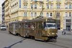 Triebwagen 1107,Brno namesti Svobody, 13.03.2017.