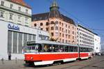 Tschechien / Straßenbahn (Tram) Brno / Brünn: Tatra K2YU - Wagen 1132 von Dopravní podnik města Brna a.s.