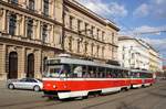 Tschechien / Straßenbahn (Tram) Brno / Brünn: Tatra T3G - Wagen 1606 sowie Tatra T3G - Wagen 1608 von Dopravní podnik města Brna a.s.