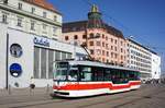 Tschechien / Straßenbahn (Tram) Brno / Brünn: Vario LFR.E - Wagen 1592 von Dopravní podnik města Brna a.s.