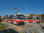 Die Br�nner Linie 8 hat an beiden Enden Stumpfendstellen und muss daher mit Zweirichtungswagen betrieben werden.