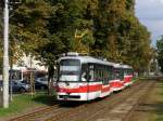 Tatra Gro�zug (VarioLFR.E + VV60LF + T3R.EV) auf der Linie 1 - 05.08.2011 Brno
