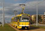 T3R.P 243 + 244 in der ulice Karlovarska auf der Fahrt nach Bory.