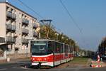 KT8D5.RN2P 9069 in der ul. Na Petrinach kurz vor der Haltestelle Vetrnik. (20.10.2019)