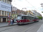 DPP 8270 + 8271 als Linie 7, am 07.06.2019 an der Haltestelle Anděl.