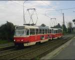 Tatra Sraenbahn (Wagen 8318) in Prag, am 22.07.09.