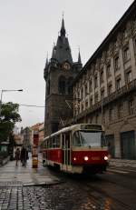 Die alte Tatra Straenbahn in Prag am 01.06.13 