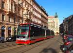 15T 9211 in der Haltestelle  Masarykovo nádraží  am 10.2.2014.