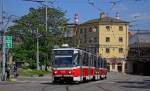 Tatra KT8D5 1710 als Linie 8 in hlavni nadrazi, 18.05.2015