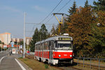 K2 1026 in der Třida Gen. Piky kurz hinter der Haltestelle Fügnerova. ( 01.10.2016 ) 