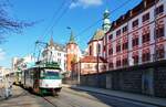 Liberec/Reichenberg__Tw 72 [T3SUCS] auf Linie 3 beim Reichenberger Schloß.__04-03-2024
