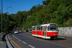 Prag     DPP Tatra T3R.P als Linie 2, Chotkova, 31.08.2025 