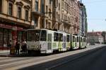 Tatra Triebwagen 9039 mit Werbung fr den Prager Zoo.Aufgenommen am 03.05.09.