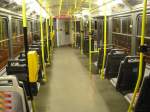 Eine neuere Straenbahn von innen, aber leise ist sie trotzdem nicht :)