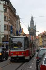 Triebzug 9013 der Prager Straenbahn am 23.10.2006 