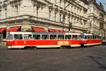 Tatra 8233. An dieser Stelle in Prag ist es Pflicht eine rote Strassenbahn zu knipsen! MeinSoll wurde am 13.08.2015 erfüllt.