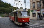 Tatra T3SU  7234  wurde am 25.08.2018 in Prag gesichtet.