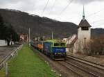 753 330-1 und 753 729-3 (PKP) waren am 20.03.23 mit einem Kohlenzug in Vanov zu sehen.