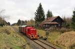 Am 16.04.16 hatten wir eine Fotofahrt mit T211 0608 und M131 1513 von Křimov nach Vejprty und zurück.