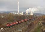 724 703-4 und 724 709-1 mit einem Kohlenzug zu sehen am 18.11.25 in Kadan Prunéřov.