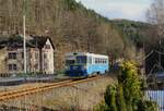 810 221-2 (AZD) als Os 17026 ist am 13.02.24 in Olovi zu sehen.