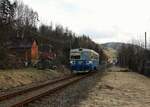 810 221-2 (AZD) als Os 17026 ist am 13.02.24 in Olovi zu sehen.
