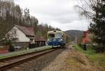 810 221-2 (AZD) als Os 17020 war am 02.04.24 in Olovi zu sehen.