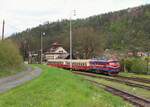 751 149-6 als R 1271 zu sehen am 19.04.25 in Zbečno.