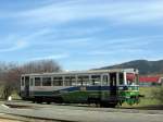 810.221 der tschechische privatische Regionalbahn - �eleznice Desn� in Petrov nad Desnou.