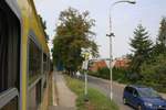Haltestelle Zlin-Podvesna am 20.Juli 2019.