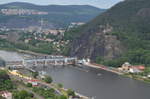 Tschechien: CD 122 *** in Ústí nad Labem mit Burg Schreckenstein 13.06.2020