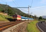 371 005-0 mit R 605 zu sehen am 25.07.22 in Ústí nad Labem. 