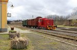 Am 16.04.16 hatten wir eine Fotofahrt mit T211 0608 und M131 1513 von Křimov nach Vejprty und zurück.