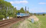 362 126-5 mit R 612 zu sehen am 13.05.19 bei der Einfahrt in Tršnice.