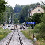Šumavské léto s párou 2025 na Volarsku Železniční .Trať České Budějovice – Černý Kříž Strecke 194 .